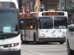 Winnipeg Transit busses in Winnipeg. Tuesday, June 27, 2017. Chris Procaylo/Winnipeg Sun/Postmedia Network