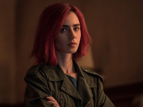 Lily Collins in a scene from Netflix's first film, Okja. (Netflix Photo)