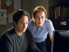 In this file photo from The X-Files: I Want To Believe, series stars David Duchovny and Gillian Anderson reprise their roles as FBI agents Mulder and Scully. (Handout: Fox/Diyah Pera)