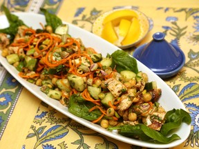 Moroccan-Style Chicken Salad. (MIKE HENSEN, The London Free Press)