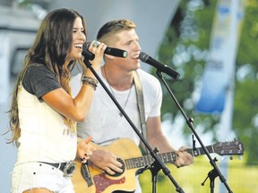 Jenna and Stuart Walker, performing as The Reklaws, play Trackside Sunday.