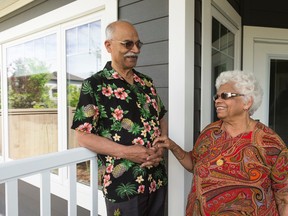 Mary Thomas is seen at home with her husband Chacko in Edmonton on Saturday, June 3, 2017. She came to Canada in the 1960s and with Chacko, who came later, she built a life in Canada beginning in Edmonton. Ian Kucerak / Postmedia