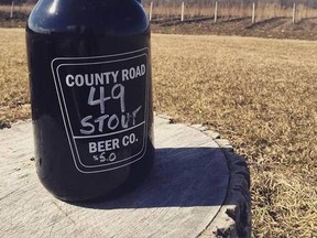 Submitted photo
Local Prince Edward County beers, such as those made by County Road Beer Co., will be celebrated during this fall’s Homegrown craft beer festival in Picton.