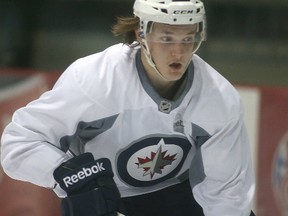 Sami Niku during Winnipeg Jets development camp on June 28, 2017. (Chris Procaylo/Winnipeg Sun/Postmedia Network