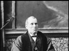 William Pittman Lett, seen here in his gown of office, served as Ottawa city clerk from 1855 to 1891.