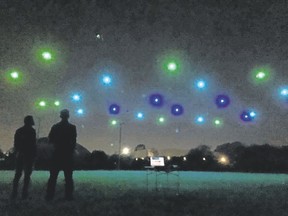 Lighted drones that create shapes in the sky will be part of the White Oaks Canada Day nighttime celebrations.