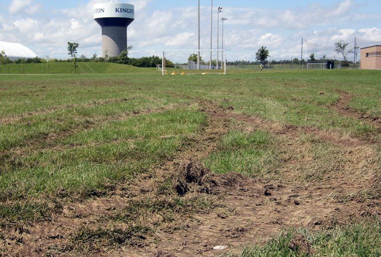 Four soccer fields destroyed in act of vandalism The Kingston Whig