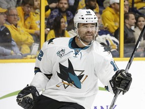 Patrick Marleau, the newest addition to the Toronto Maple Leafs. (AP Photo/Mark Humphrey)