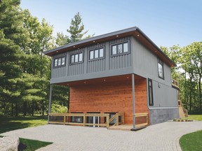 A unique container home in Bayfield by Hillier Contracting was one of the grand prize options in the Spring 2016 Dream Lottery supporting hospitals in London. The spacious home repurposes eight shipping containers – and includes other environmentally conscious design features like turning trees from the building lot into the staircase that leads to the home’s main level. Contractor Brent Hillier wants to build a container home for a client in Port Franks, but a Lambton Shores bylaw that prohibits shipping containers within residential areas is presenting a hurdle. (File photo/Postmedia Network)