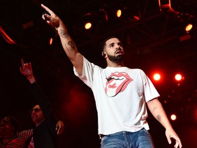 Drake at Nathan Phillips Square Sunday night to help celebrate Canada's 150th anniversary. (CITY OF TORONTO/Handout)