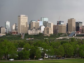 Skyline photo of the City of Edmonton, May 31, 2017. Ed Kaiser/Postmedia