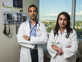 Dr. Kulvinder Gill (right) and Dr. Mark D'Souza (Ernest Doroszuk/Toronto Sun)