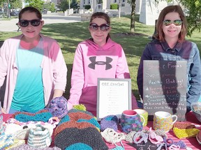 12-year-olds Olivia, Shae and Fiona have been close friends for years, and in that time, the trio has taught themselves to crochet. They?re now part of the growing web of family and friend connections in downtown Goderich.