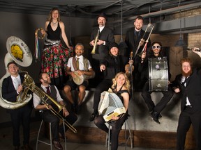 Lemon Bucket Orchestra is one of many Canadian-based guest artists performing at this year’s Sunfest in Victoria Park. (Photo submitted)
