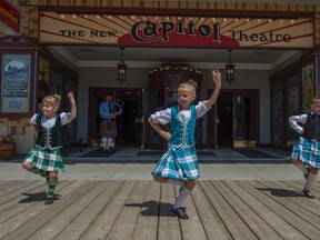 Fort Edmonton Park will Host the Largest Celtic Gathering in Northern Alberta this weekend. Highland dancers from the Beaumont and athletes from the Alberta Celtic Athletic demonstrated events from the Heavy Games Competition on July 5, 2017.