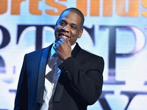 Jay Z speaks onstage during the Sports Illustrated Sportsperson of the Year Ceremony 2016 at Barclays Center of Brooklyn on December 12, 2016 in New York City. (Photo by Slaven Vlasic/Getty Images for Sports Illustrated)