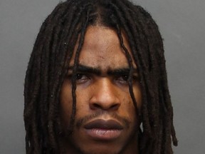 Devyn Alexander, 20, was in bed with his pregnant girlfriend, when he was shot earlier this week, according to police. (TORONTO POLICE/HANDOUT)