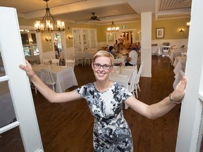 Owner Fiona McKean in the restaurant of the Opinicon Resort, which has re-opened after a major renovation and restoration over the last two and half years. (Wayne Cuddington/Postmedia Network)