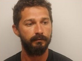 Shia LaBeouf. (Chatham County Sheriff's Office/HO)