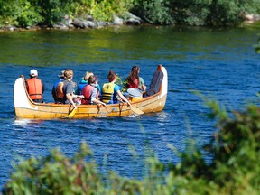 In this file photo, campers and leaders make their way up the Trent Severn Waterway north of the Peterborough Lift Lock on August 28, 2014 during a six-day canoe trip organized by the Rotary Club of Peterborough Kawartha. Clifford Skarstedt/Peterborough Examiner