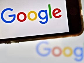 This file photo taken on December 28, 2016 in Vertou, western France, shows logos of U.S. multinational technology company Google. (LOIC VENANCE/AFP/Getty Images)
