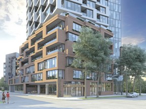 A rendering of the Clifton Place proposal designed by Wallman Architects out of Toronto. Supplied