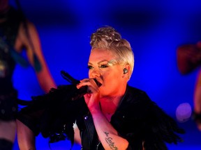 P!nk rocked the City Stage at RBC Bluesfest on Sunday.