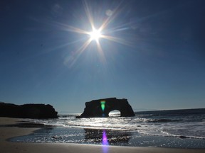 There are amazing views from Natural Bridges State Beach. The parks is a great place to see shore birds, migrating whales, seals and more, while the tide-pools team with other colourful ocean life. NICOLE HANN PHOTO