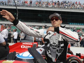 In this May 20, 2017, file photo, Graham Rahal waits for the start of qualifications for the Indianapolis 500 IndyCar auto race at Indianapolis Motor Speedway in Indianapolis. (AP Photo/Darron Cummings, File)