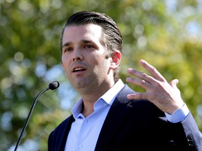 Alan Futerfas confirmed in an email to The Associated Press on July 10, 2017, that he's the lawyer for Donald Trump Jr., who has acknowledged meeting during the presidential campaign with a Russian lawyer whom he thought might have negative information on Hillary Clinton. (AP Photo/Matt York, File)