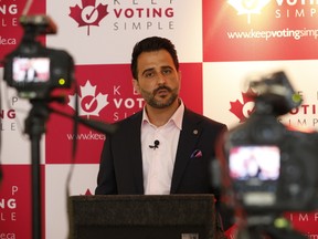 Councillor Justin Di Ciano is pushing for chickens to be allowed in backyards in Toronto as a way to teach children about farming. (JACK BOLAND/TORONTO SUN FILES)