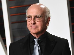 In this Feb. 28, 2016, file photo, Larry David arrives at the Vanity Fair Oscar Party in Beverly Hills, Calif. (Evan Agostini/Invision/AP, File)