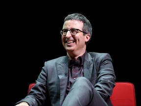John Oliver performs at the Post-Election Evening to Benefit Montclair Film Festival at NJ Performing Arts Center on November 19, 2016 in Newark, New Jersey. (Photo by Dave Kotinsky/Getty Images for Montclair Film Festival)