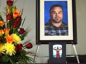 A celebration of life for Tim Hague, the boxer that died after a fight, was held at the Boyle Community Centre, June 26, 2017.