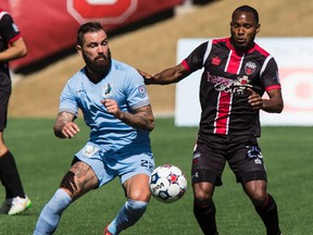 Fury FC’s Julian De Guzman (right) will get his well-deserved victory lap tonight at TD Place.