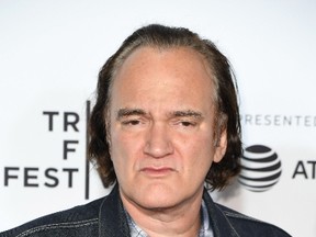 Quentin Tarantino attends the 'Reservoir Dogs' 25th Anniversary Screening during 2017 Tribeca Film Festival at Beacon Theater on April 28, 2017 in New York City. / AFP PHOTO / ANGELA WEISS/GETTY IMAGES