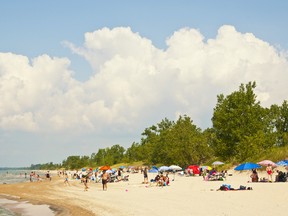 Outlet Beach, above, and Sandbanks Provincial Park have received an international eco-designation.