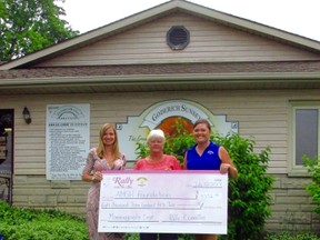 (Left to right): AMGH Foundation Coordinator, Shannon LaHay with 'Rally for the Cure' organizers Lynn Million and Ashley Gravett.