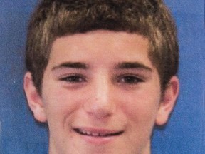 This undated photo provided by the Bucks County District Attorney's Office on Monday, July 10, 2017, shows Dean Finocchiaro, one of four young men who went missing last week. (Bucks County District Attorney's Office/The Philadelphia Inquirer via AP)