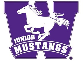 London Jr. Mustangs logo