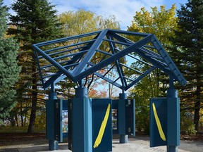 A Trans Canada Trail pavilion will be placed at the Jonas Street Park in St. Thomas in the next week. Shown here is a new pavilion located in Fredericton, New Brunswick, which is similar to the one that will be placed in St. Thomas. (Contributed photo)