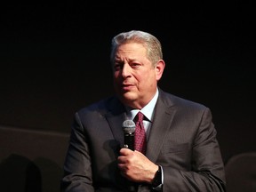 Al Gore speaks during a Q&A following a special screening of "An Inconvenient Sequel: Truth to Power" at ACMI on July 13, 2017 in Melbourne, Australia. (Photo by Scott Barbour/Getty Images for Paramount Pictures)