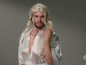 Kit Harington auditions for Daenerys Targaryen. (Video Screenshot)