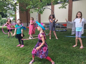 On Friday July 14 2017 children of the Not So Amateur Amateurs summer busker program hosted their 7th Annual Young Peoples Buskers Festival at St. Marks Lutheran Churc h in Kingston. Megan Glover/Whig-Standard/Postmedia Network