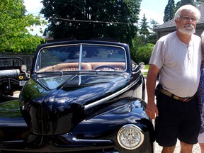 Donna and Larry Scanlan share a love of gardens and old cars. Their grounds were part of the Tillsonburg Garden Tour on Saturday, July 8. (HEATHER RIVERS/Postmedia Network)