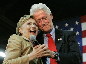 Bill and Hillary Clinton (File photo)