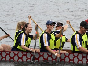 Crowds gathered at Bell Park for the Sudbury Dragon Boat Festival on Saturday, July 15, 2017. Ben Leeson/The Sudbury Star/Postmedia Network