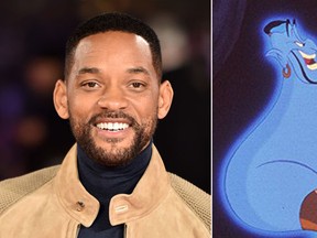 Will Smith will play Genie in the upcoming live action Aladdin film. (Getty/Walt Disney Photos)