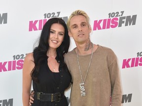 Madison Parker (L) and Aaron Carter attend 102.7 KIIS FM's 2017 Wango Tango at StubHub Center on May 13, 2017 in Carson, California. (Photo by Frazer Harrison/Getty Images)