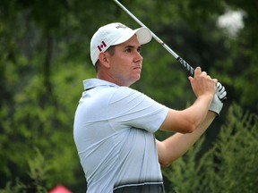 Mark Coldham, seen here during the 2016 Canadian Amateur, shot a 4-under 68 on Sunday to share the first-round lead in the Lord Alexander of Tunis championship at Rivermead.